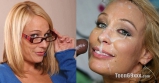 Face Before And After Cumshot