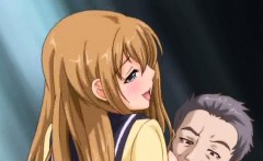 Hentai Schoolgirls Are Influenced By A Pimp