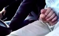 Getting A Handjob In The Car