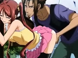Shy anime gets clit rubbed until getting wet