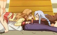 Anime Chicks Licking Their Nipples