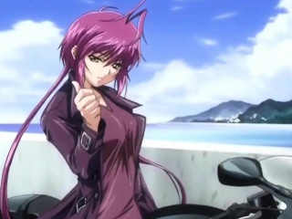 Amorous anime getting asshole fingered