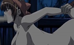 Busty Japanese Anime Caught And Hard Gangbanged