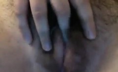 Hairy Pussy Fingering Close Up