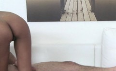 Long Legged Ebony Amateur Fucks In Casting