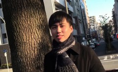 Bathing Asian Twink Cums