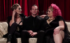 April Flores And Mona Wales Punish Guy