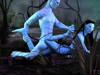 Neytiri getting fucked in Avatar 3D porn parody