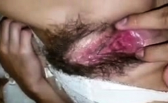 Korean couple homemade amateur brunette POV hairy blowjob
