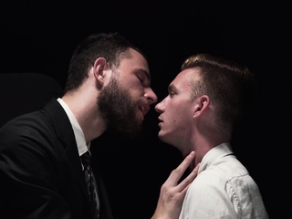 Bishop punishes twink and spanks his ass cheeks hard