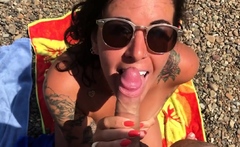 Amateur Couple Sex On The Beach