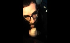Hot Bearded Guy Sucking Guy In Public Restroom