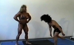 Catfight Female Bodybuilder Karla Nelson Humiliates Ma