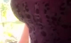 Big boobs on blonde mature