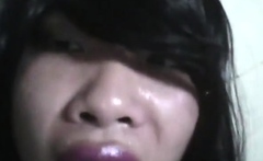 Sissy Asian Jerking Off Like Crazy