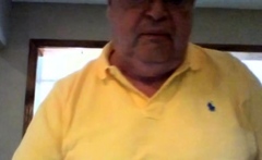 Grandpa Show On Webcam