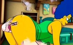 Famous Toons Dildo And Lesbian Strapon