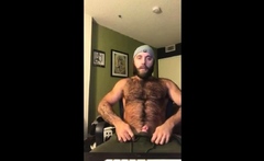 Hairy Lumberjack Shows Off his Cock ( No Cum )