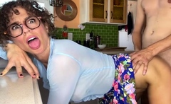 VibeWithMommy - Rough Kitchen Anal with Teacher