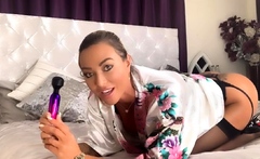 Beautiful Sonya having a horny solo toy masturbation