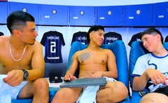 Four Twinks Enjoy Gay Group Sex Party