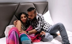 Mature Indian Aunty Giving Blowjob