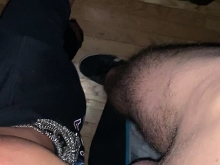 Brunette MILF sucks and fucks a big cock