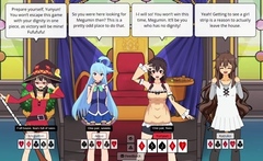 Strip Poker Night at the inventory Konosuba gangs is here