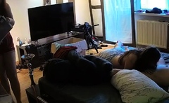 Amateur couple copulation on hidden cam