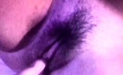 Horny Choco girlfriend pussy licked in close up in POV
