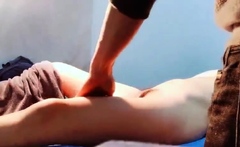 Amateur Fingers Her Bald Beaver