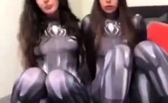 Big Titty Brunette Babes in Hardcore Anal Fun