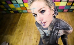 Tattoo couple hard pov anal sex