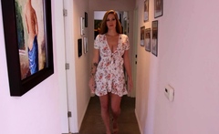 Fucking my friends hot mom while she doing laundry