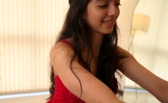 Brunette Solo Webcam Masturbation