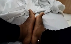 Amateur Foot Fetish Girlfriend Sucks and gives a Footjob