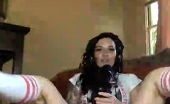 Brunette Solo Webcam Masturbation