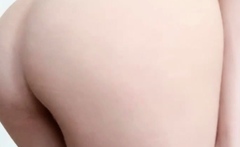 Solo booty assed babe ass toying masturbation in hi def