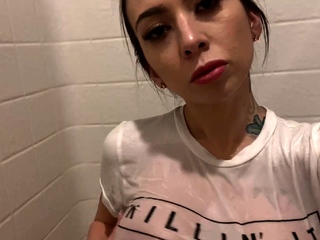 Close up teen foot worship