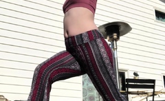 Amateur teen outdoor sex