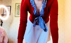 amateur blonde solo webcam