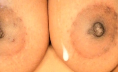 Big boobs milf masturbates with her dildo