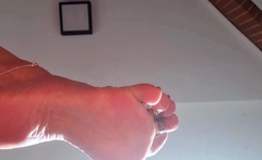 Linsey Dawn solo foot fetish