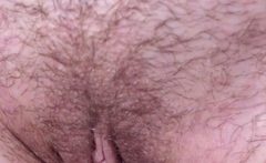 Cummy amateur pussy close up