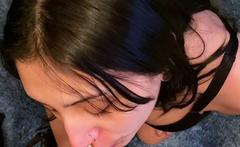 Tit fucked busty brunette blowjob babe sexy pov action