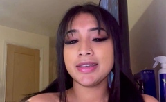 Amateur Brunette Anal Toy