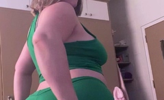Fat Blonde BBW Ex Girlfriend masturbating and squirting