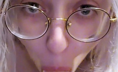 Great ass blonde blowjob and fucking POV