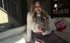 Big boobs milf masturbates with her dildo