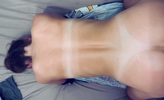 Hot naked wife made to please cocks with her pussy